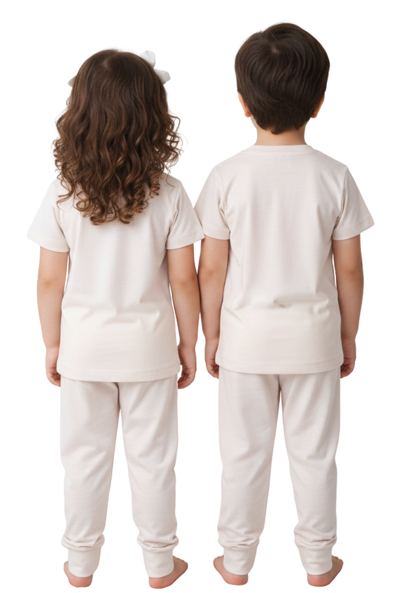 Sunset Palms Kids' Matching Pajama Set