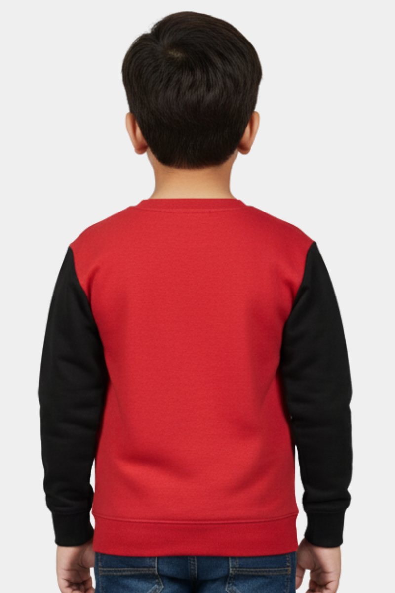 Kids' Red & Black "Whatever It Takes" Smiley Sweatshirt