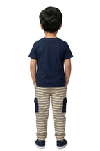 Boys “Sports Are Life” T-Shirt & Striped Pajama Set (2PC)