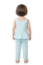 Baby Girls Premium Sky Blue Summer Co-Ord Set
