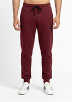 Men’s Red Terry Activewear Trousers – Adidas Logo, 240-260 GSM