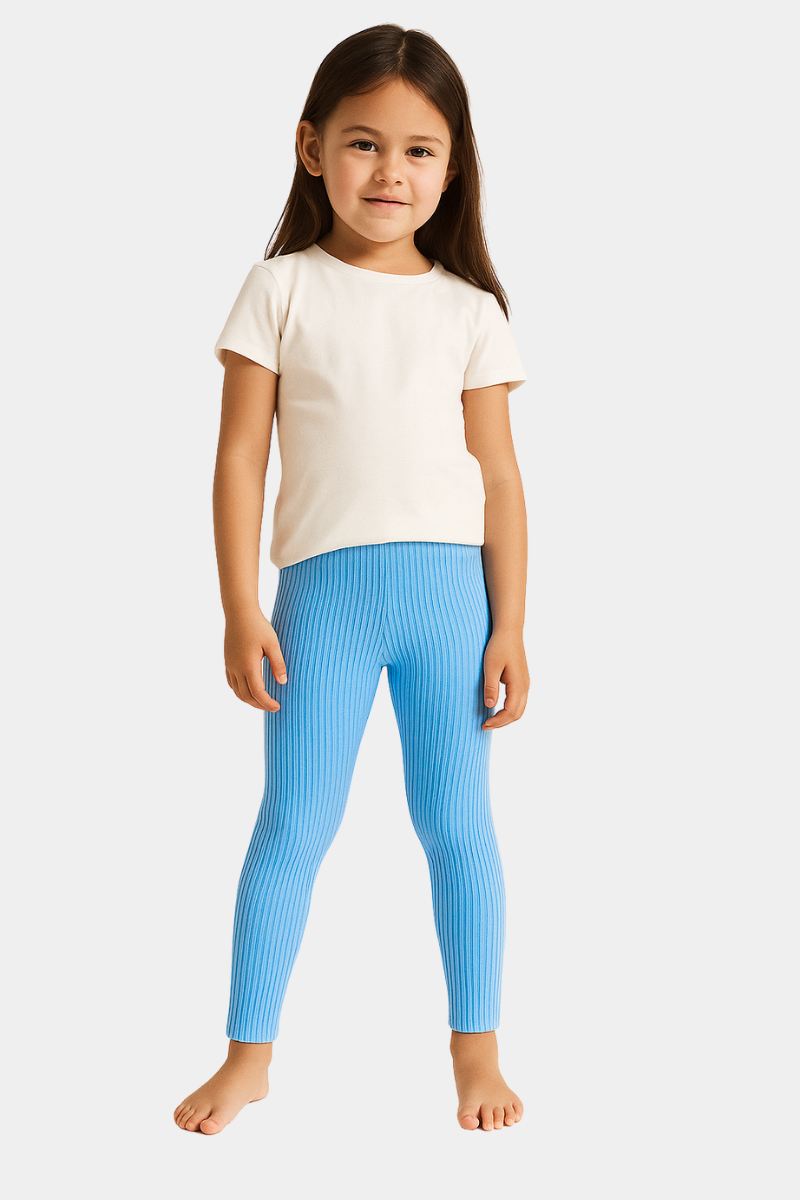 Soft Ribbed Cotton Baby Leggings - Essential Everyday Comfort