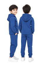 Premium Kids Royal Blue Fleece Jacket & Joggers Set