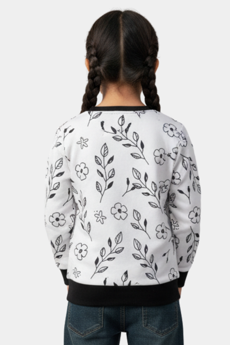 Catchy Title Cozy Blossoms Crewneck Sweatshirt