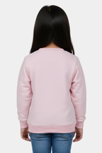Little Blossom Pink Embellished Sweatshirt