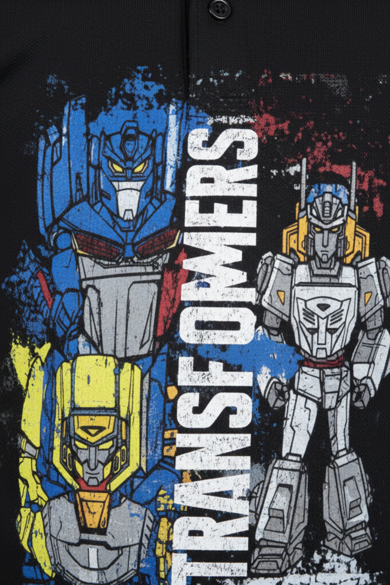 Boys' Transformers Graphic Black & Red Tracksuit | Autobots Athleisure Set