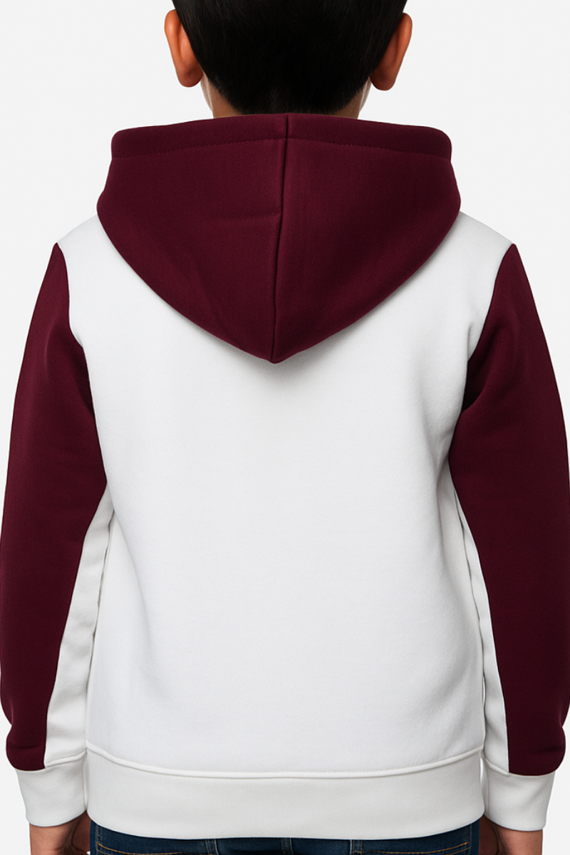 Boys' Athletic Color Block Full-Zip Hoodie