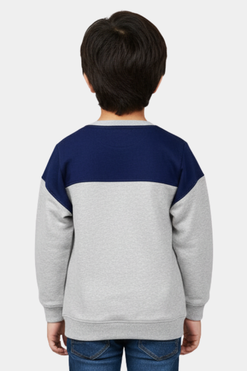 Two-Tone Comfort Crewneck Sweatshirt