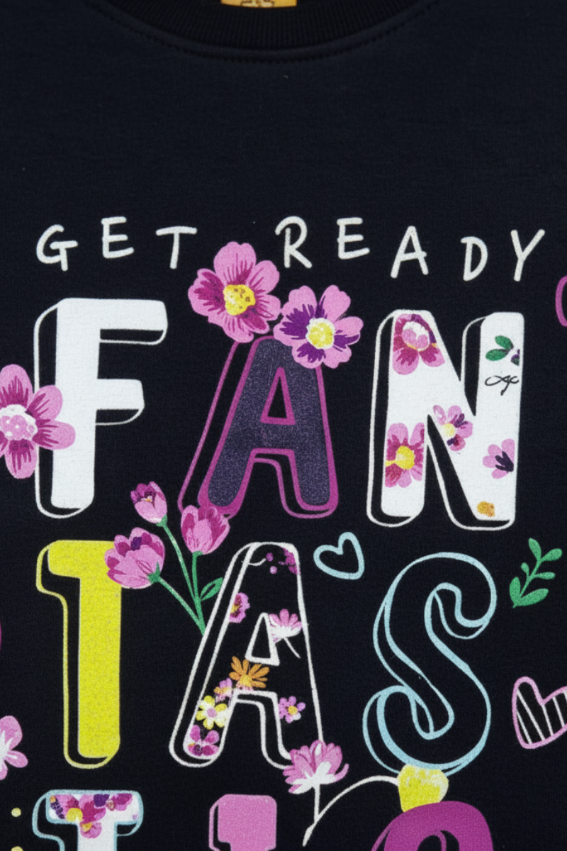 "Fantastic Day" Graphic Sweatshirt