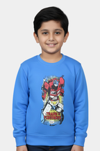 Boys' Transformers Optimus Prime Blue Sweatshirt | Autobot Action Top
