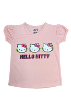 Hello Kitty Toddler Girls' Graphic T-Shirt Adorable & Comfy - Baby Pink